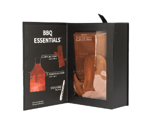 SET ASADOR DE CUERO DE BÚFALO - H72