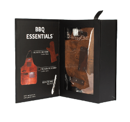 SET ASADOR DE CUERO DE BÚFALO - H73