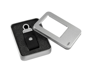 USB PENDRIVE 64GB LLAVERO DE CUERO - C106