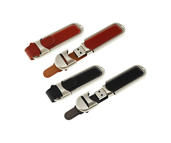 USB PENDRIVE 64GB DE CUERO - C107