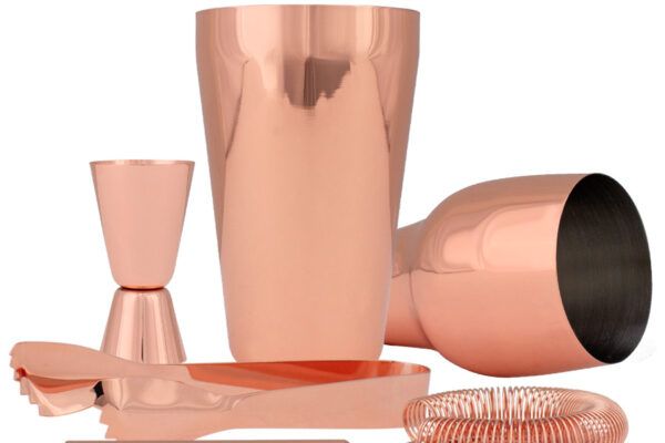 M66 Set de Cóctel metálico Encobrizado