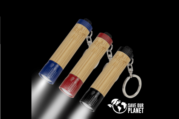 LLAVERO-LINTERNA LED CUERPO BAMBOO - B56
