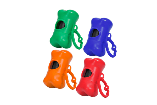 SET HUESO CON 15 BOLSITAS PARA RESIDUOS DE MASCOTAS - P50