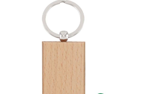 LLAVERO RECTANGULAR DE MADERA - K37